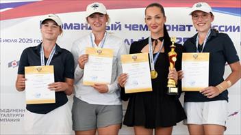 Moscow Region vô địch kép tại Giải Golf Đồng đội nội địa đầu tiên