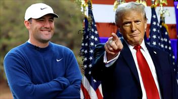 Scheffler kỳ vọng sự có mặt của Trump tiếp sức cho đội Mỹ tại Ryder Cup